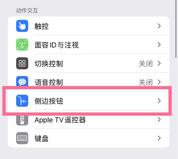 玛纳斯苹果14维修店分享iPhone14 Plus侧键双击下载功能关闭方法 