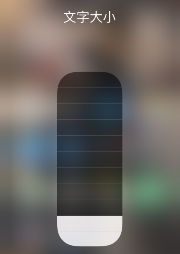 玛纳斯苹果手机维修分享小技巧：在 iPhone 控制中心快速调节字体大小 